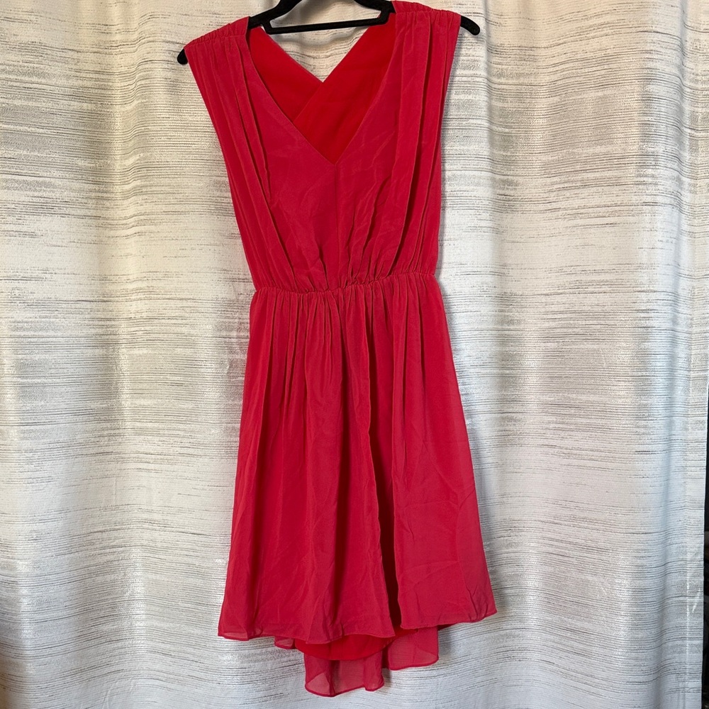 5/48 Coral Sleeveless Dress